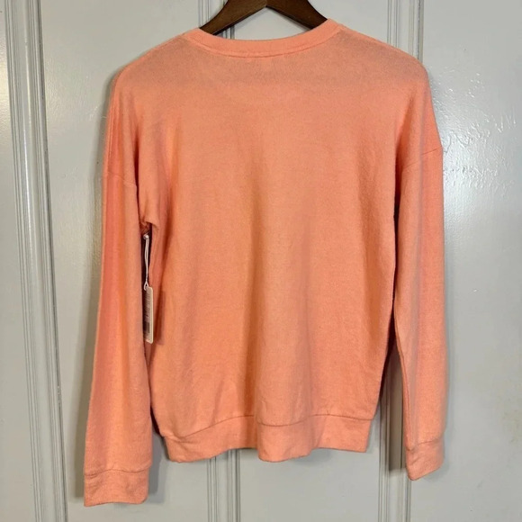 NWT‎ PJ Salvage Fuzzy Sweatshirt - Hello Bubbles Goodbye Troubles size XS - Picture 4 of 11